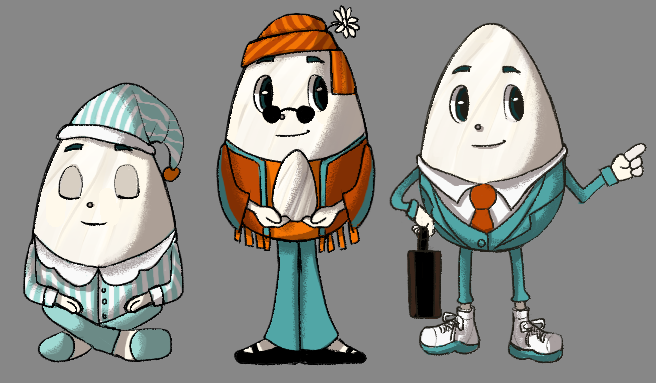 Création d'une mascotte : EGGZ